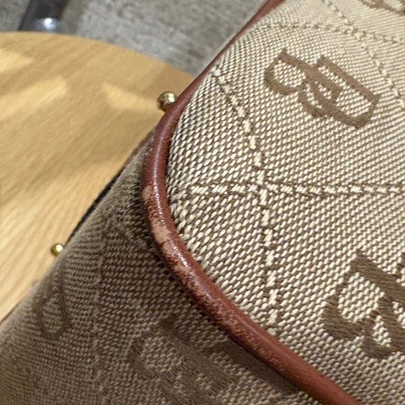 Dooney and Bourke Vintage Signature Canvas Tote - Picture 13 of 17